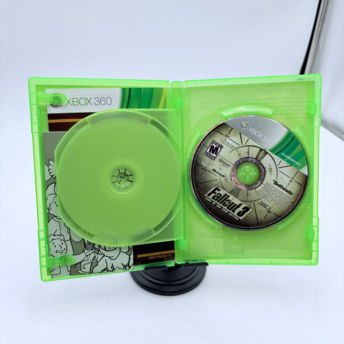 Fallout 3 Xbox 360 Video Game Complete with Box & Fold Out Poster