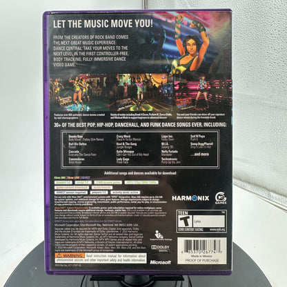 Xbox 360 Dance Central Video Game CIB