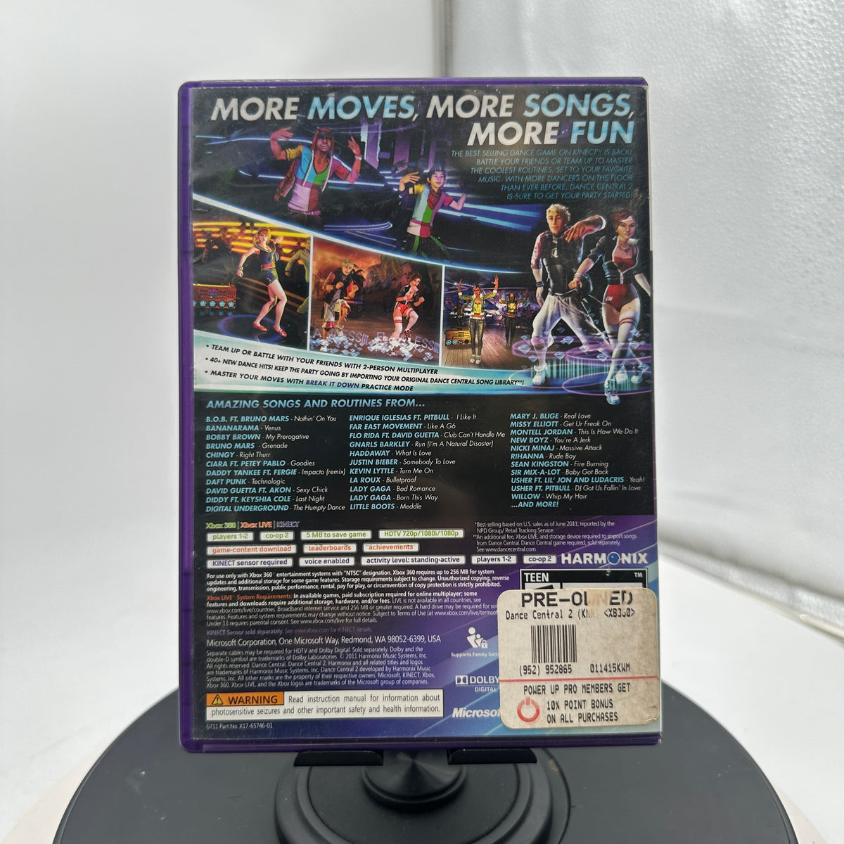 Xbox 360 Dance Central 2 Video Game CIB
