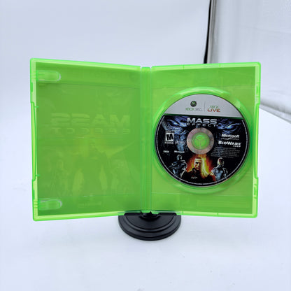 Xbox 360 Mass Effect Video Game Black Used With Box