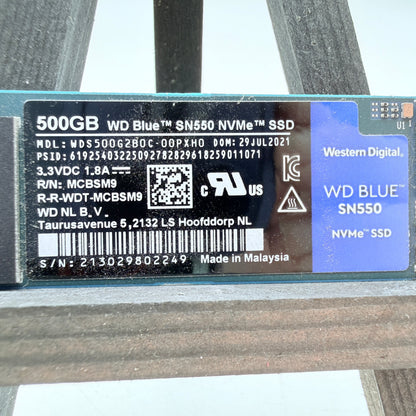 WD Blue SN550 500 GB M.2 NVMe Internal SSD