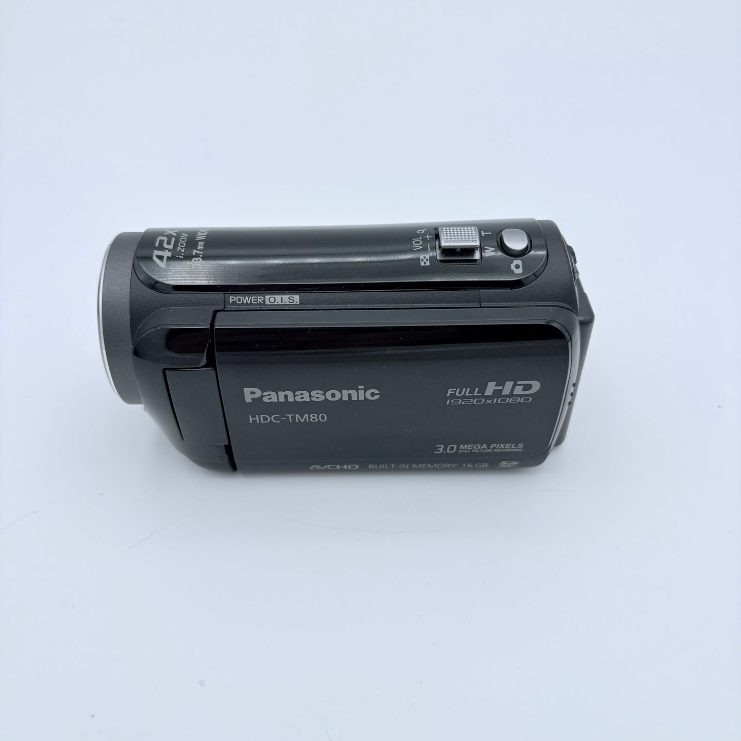 Panasonic HDC-TM80 Digital Camcorder Black With Carrying Case Tested