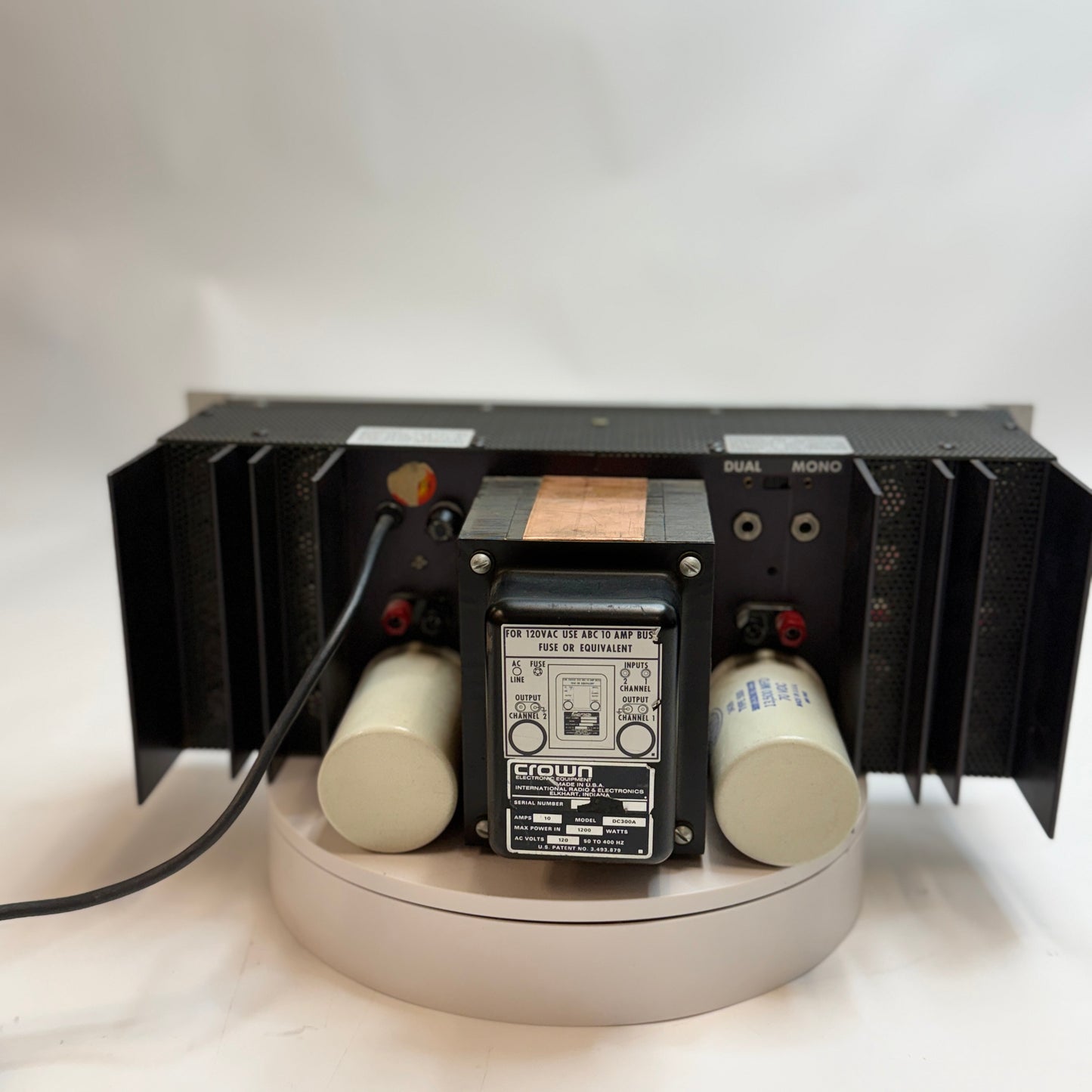 Vintage Crown DC-300A Silver Amplifier Powers On!