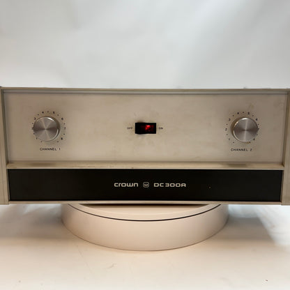Vintage Crown DC-300A Silver Amplifier Powers On!
