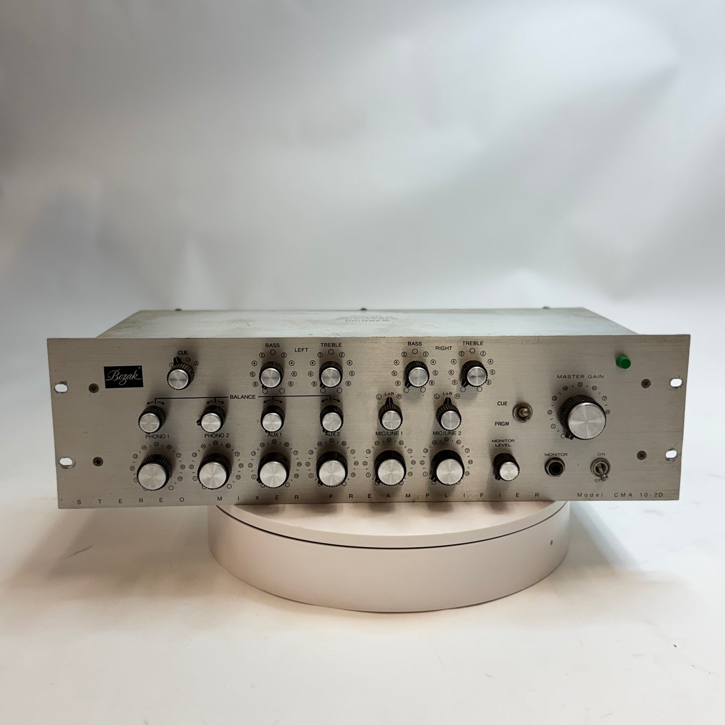 Bozak CMA 10-2-DL Original Vintage Rotary DJ Mixer READ