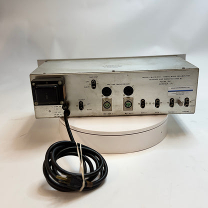 Bozak CMA 10-2-DL Original Vintage Rotary DJ Mixer READ