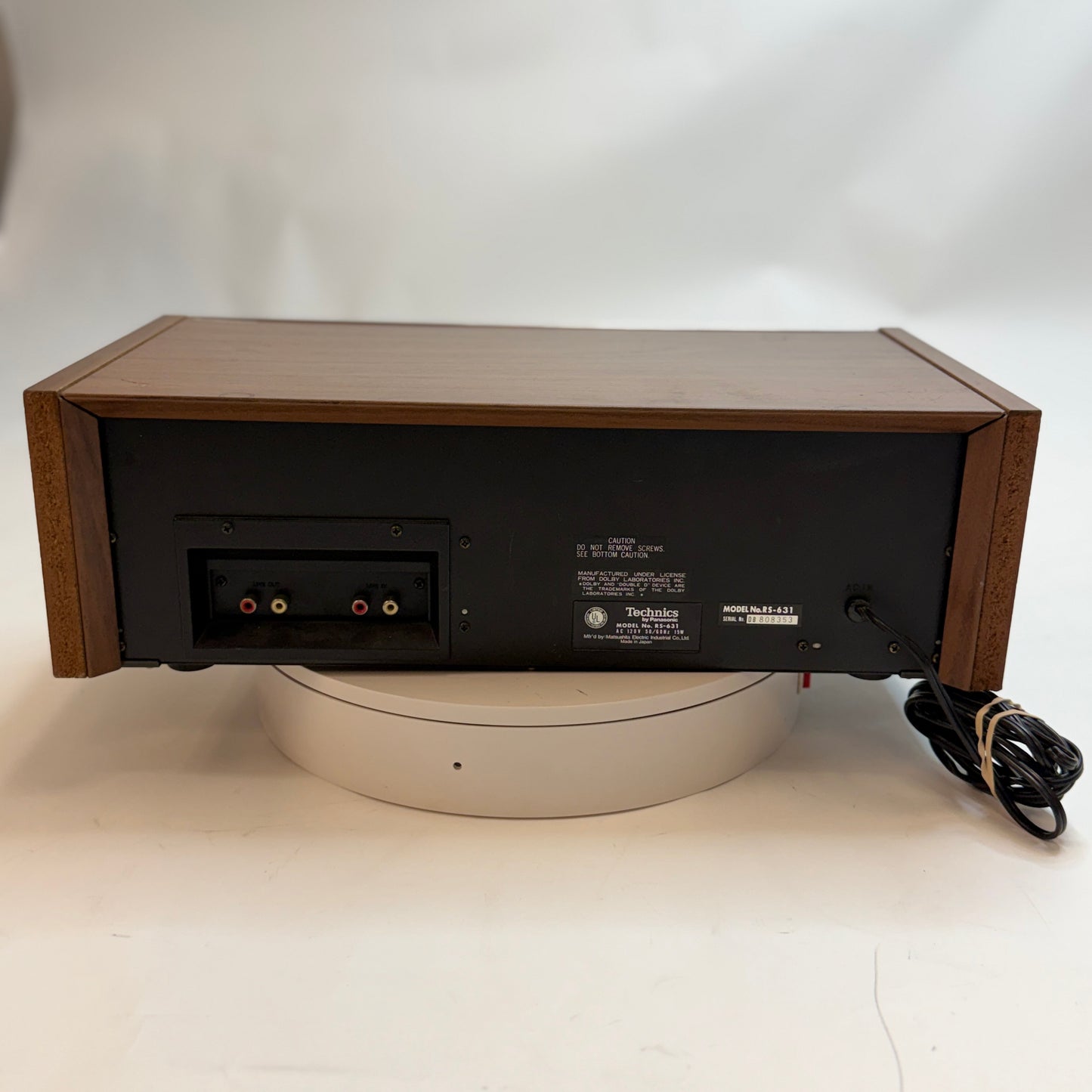 Technics RS-631 Stereo Cassette Deck