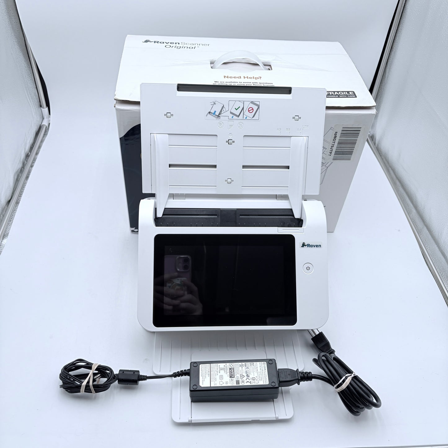 Raven Scanner Original 2nd Gen White Used With Box