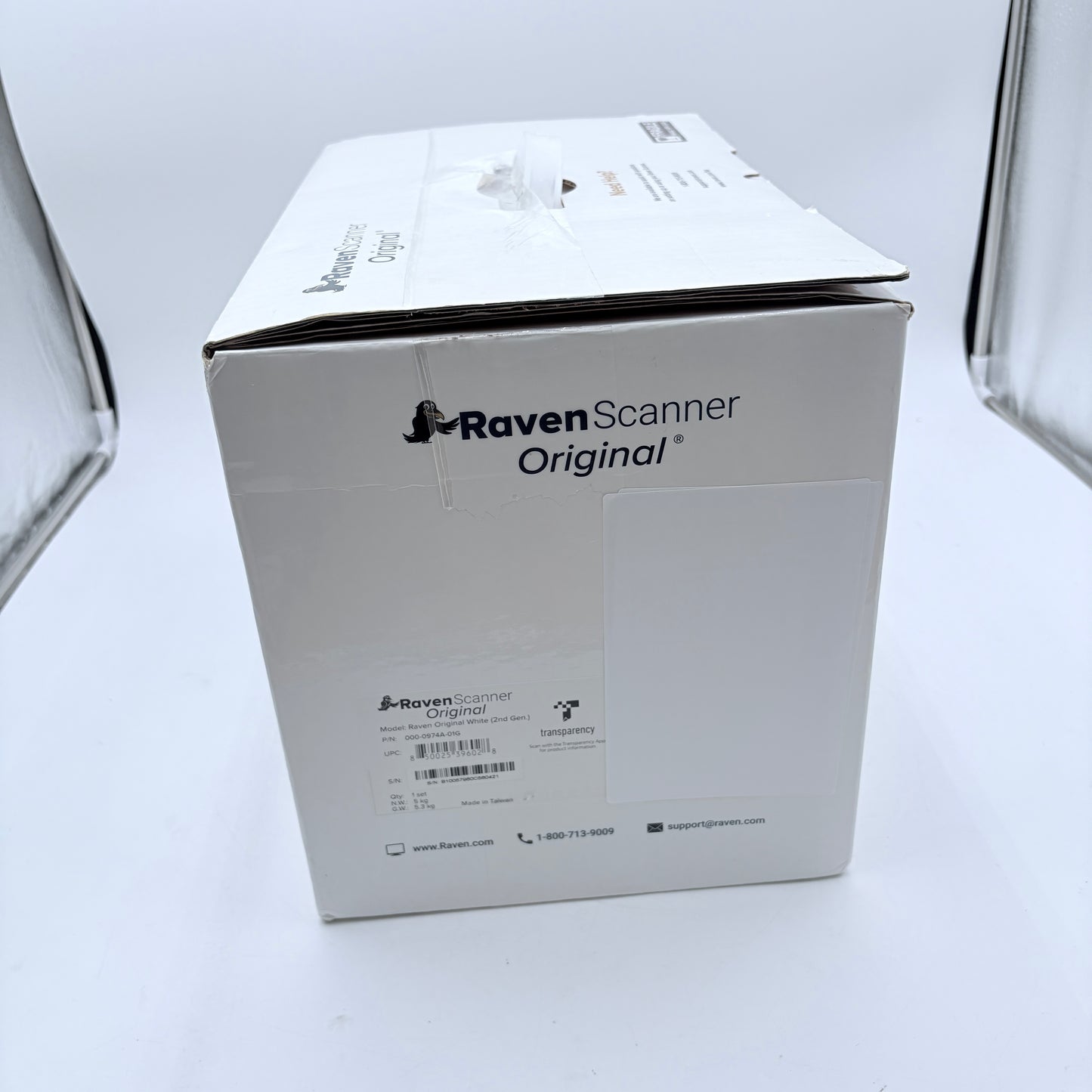 Raven Scanner Original 2nd Gen White Used With Box