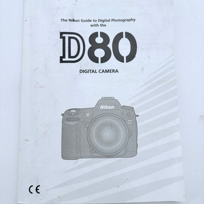 Nikon D80 Film Camera Body No Lens or Battery