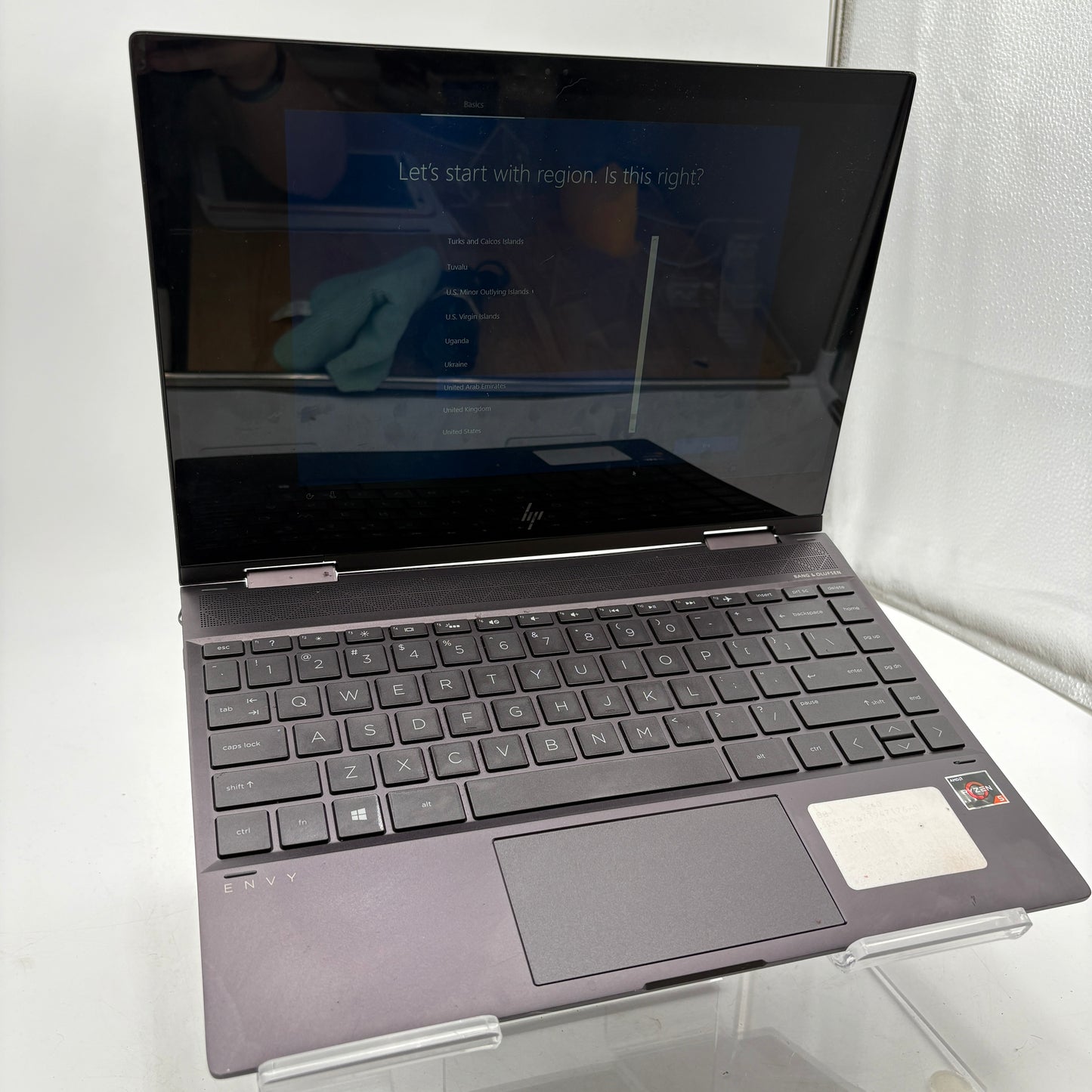 HP Envy x360 M Convertible 13-inch Laptop, AMD Ryzen 5, 8GB RAM, 128GB SSD READ