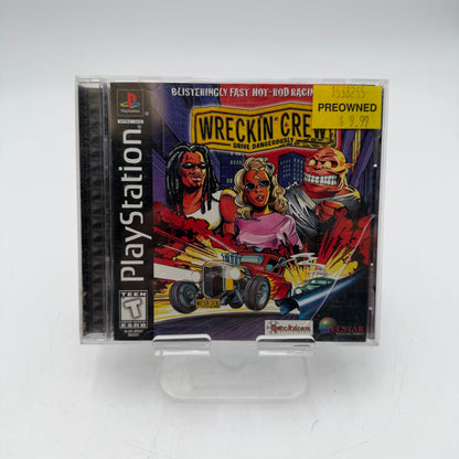 PlayStation Wreckin Crew Video Game Complete with Manual and Case