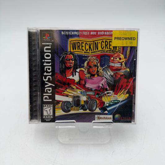 PlayStation Wreckin Crew Video Game Complete with Manual and Case