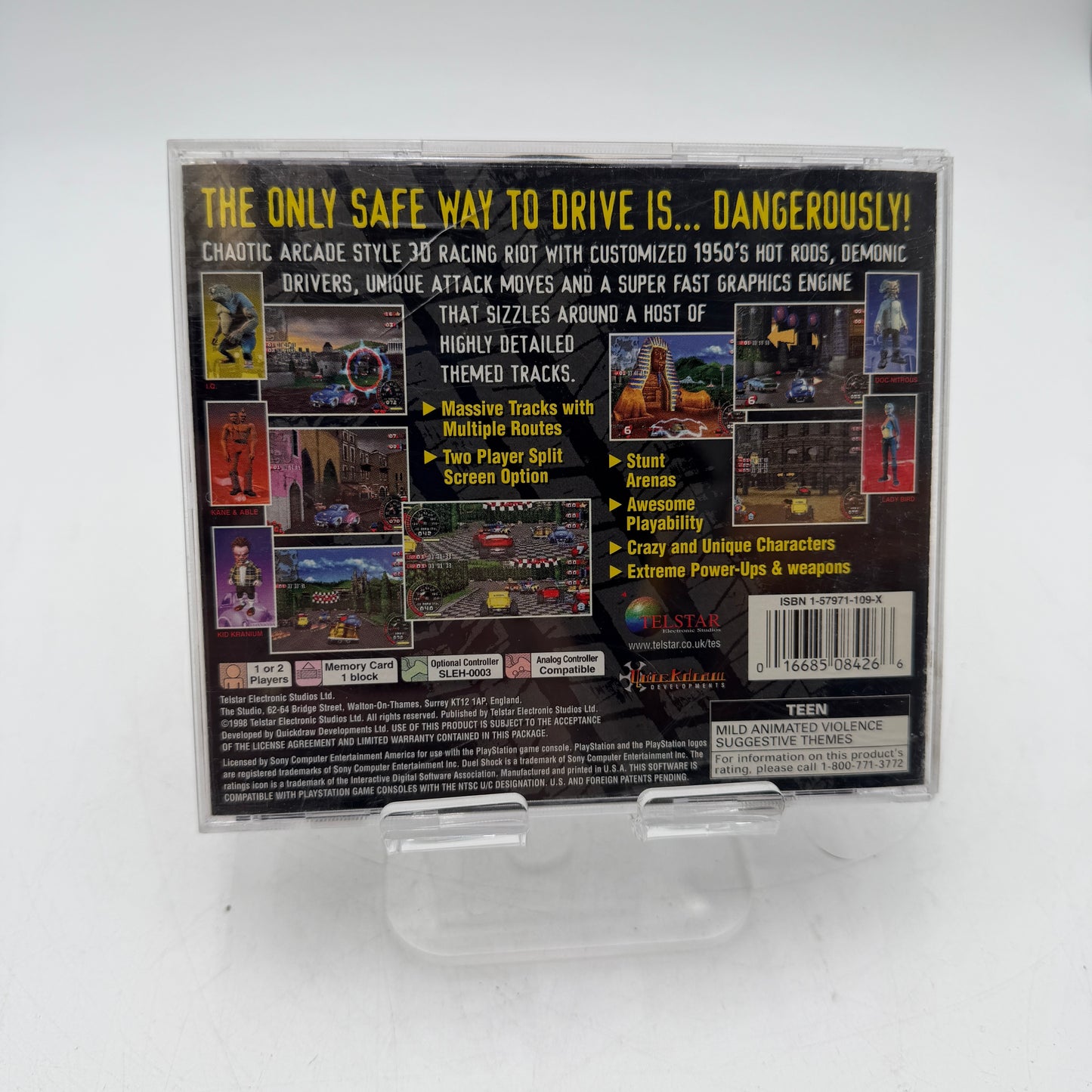 PlayStation Wreckin Crew Video Game Complete with Manual and Case