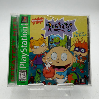 PlayStation Rugrats: Search for Reptar Video Game Case, Manual & Inserts