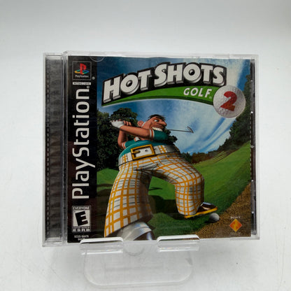 PlayStation Hot Shots Golf 2 Used Video Game Complete w/ Case Manual Inserts