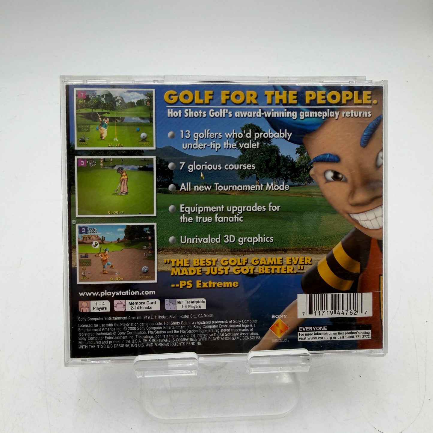 PlayStation Hot Shots Golf 2 Used Video Game Complete w/ Case Manual Inserts