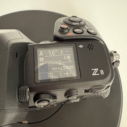 NIKON Z8 Z 8 MIRRORLESS DIGITAL CAMERA SHUTTER COUNT 9 MINT
