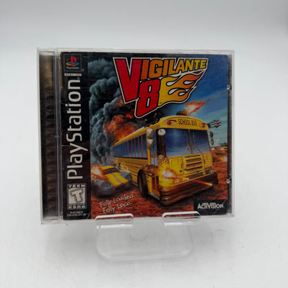 Playstation Vigilante 8 Video Game With Manual and Case