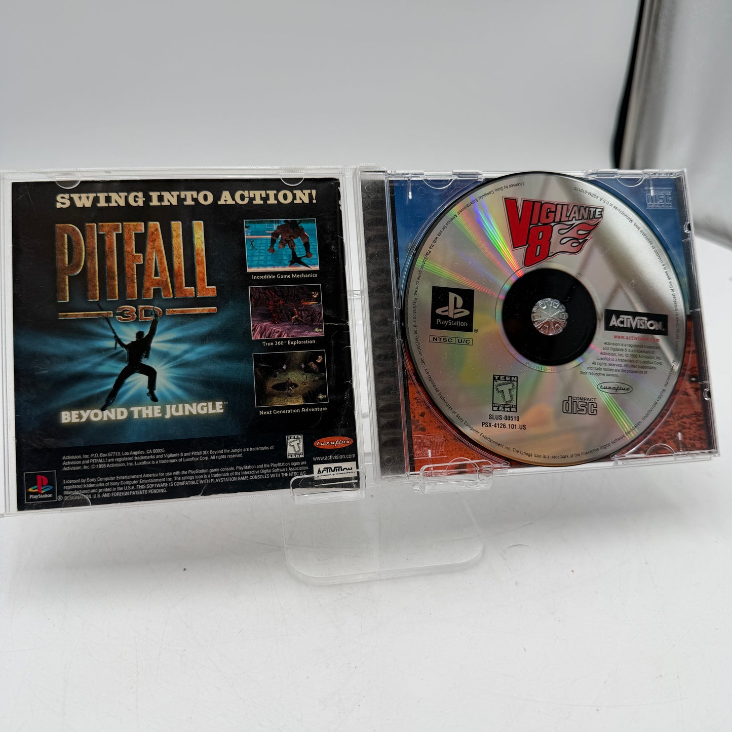 Playstation Vigilante 8 Video Game With Manual and Case