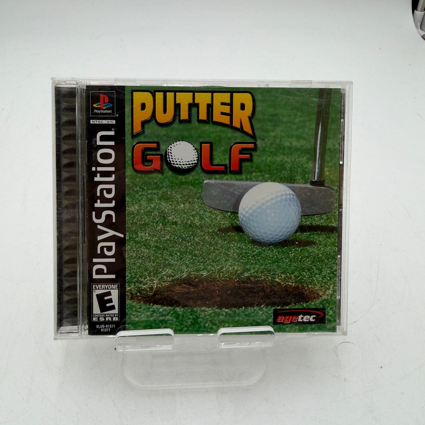 Playstation Putter Golf Video Game Complete with Manual and Case