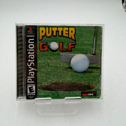 Playstation Putter Golf Video Game Complete with Manual and Case