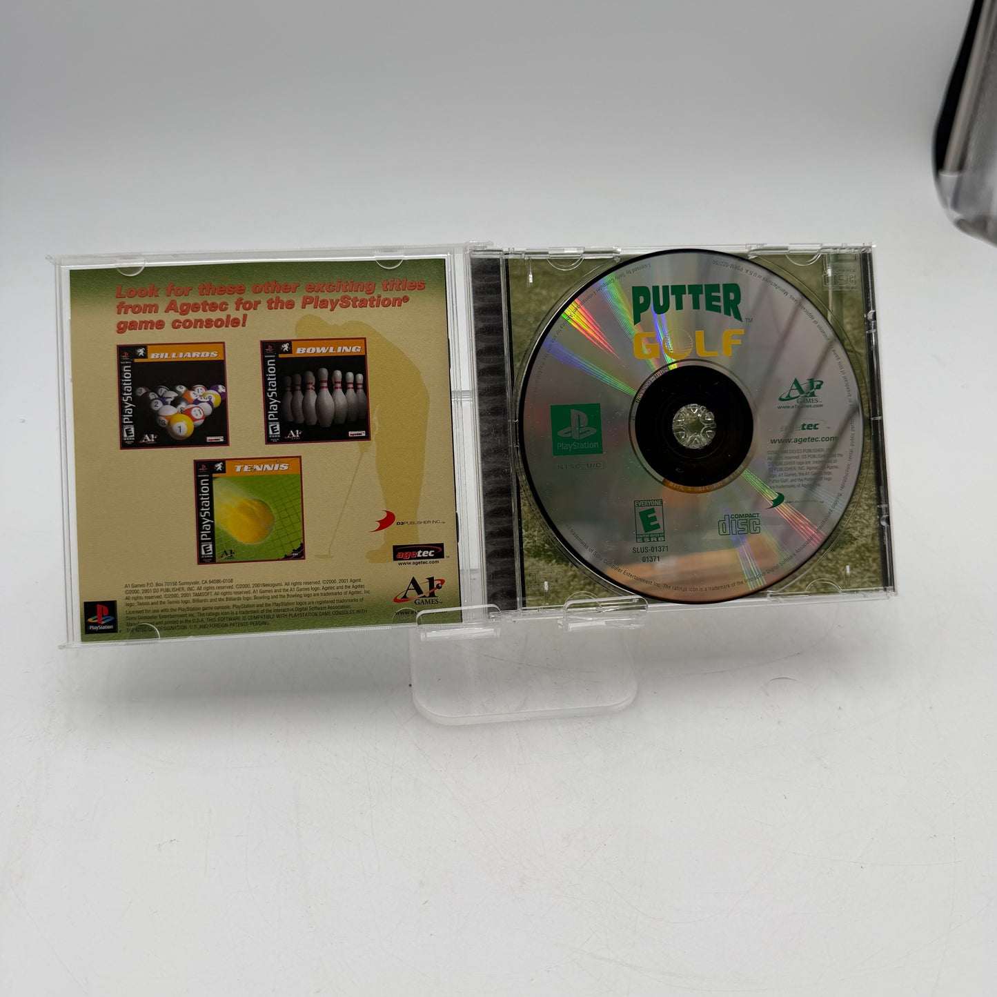Playstation Putter Golf Video Game Complete with Manual and Case