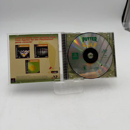 Playstation Putter Golf Video Game Complete with Manual and Case