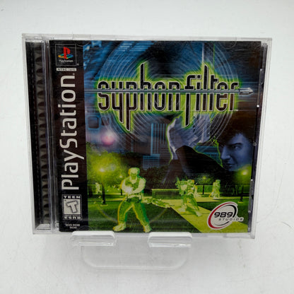 Sony PlayStation Syphon Filter Video Game Complete With Manual and Case