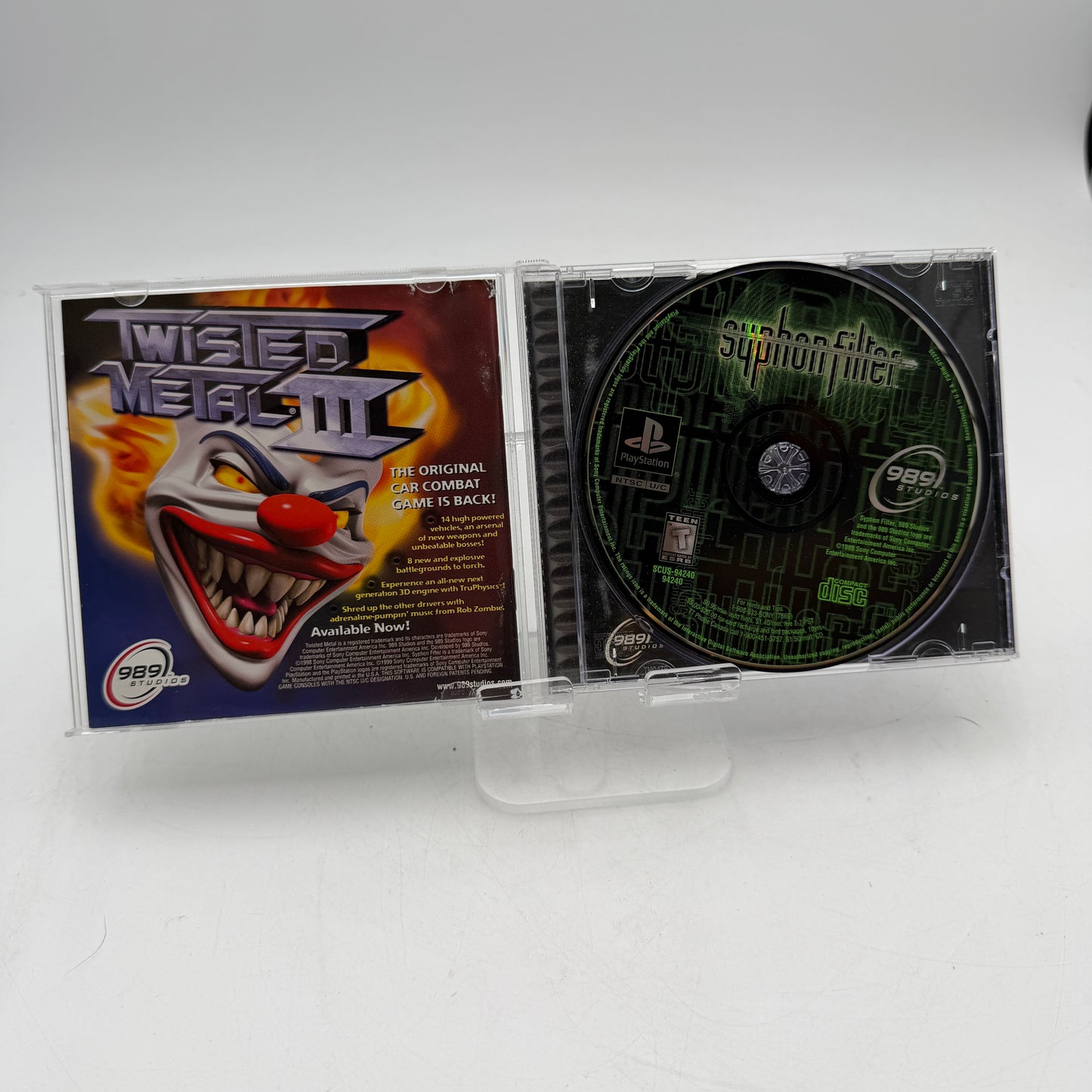 Sony PlayStation Syphon Filter Video Game Complete With Manual and Case
