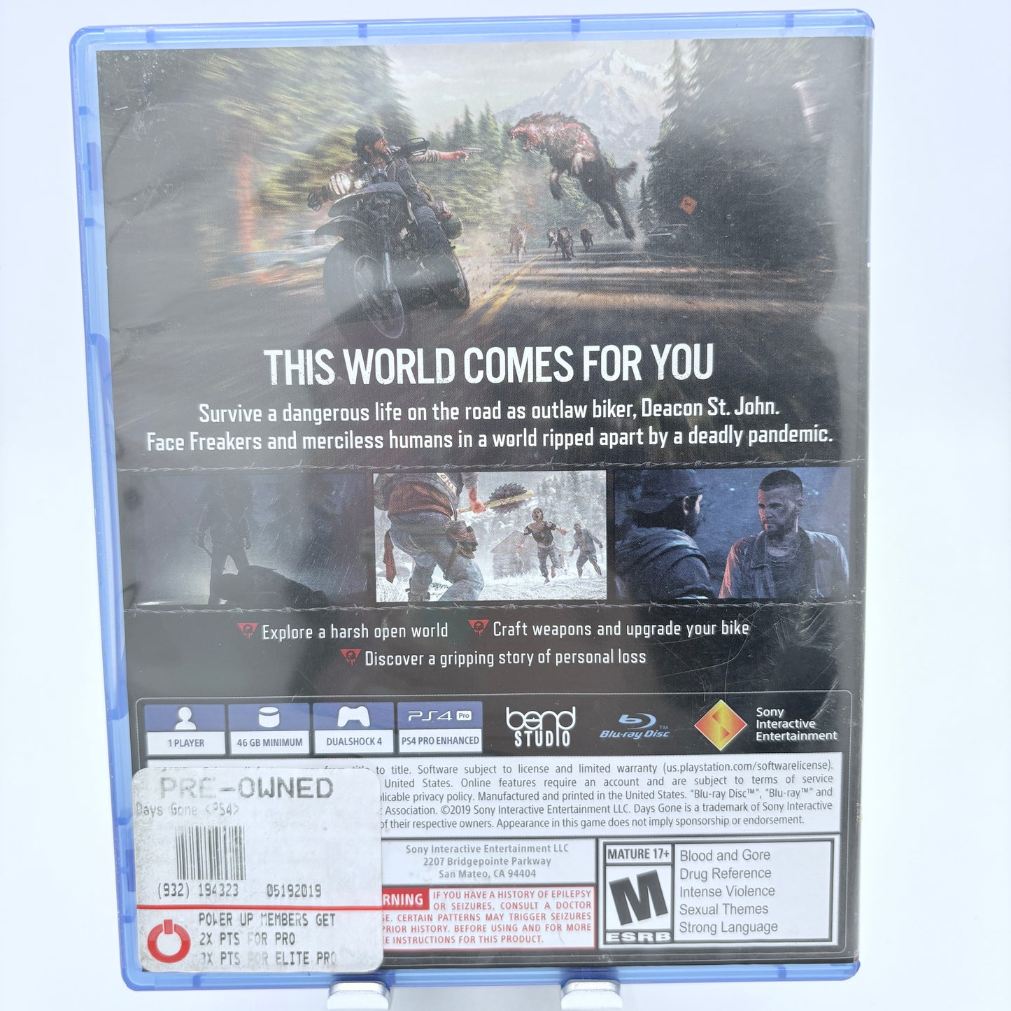 Days Gone PlayStation 4 CIB