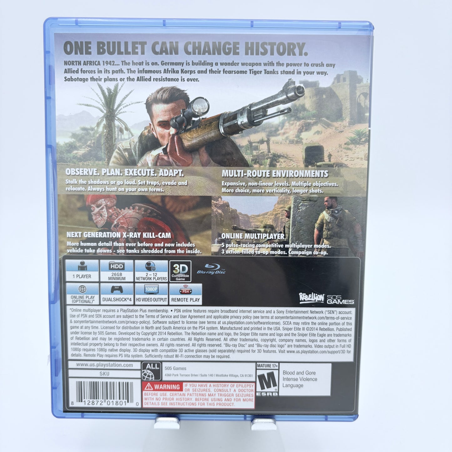 Sniper Elite III PlayStation 4 CIB