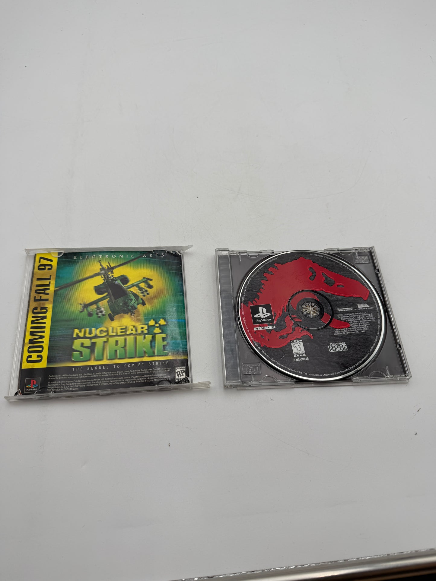 Playstation Lost World Jurassic Park Complete with Case, Manual & Inserts