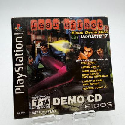 Sony Playstation Fear Effect Eidos Demo CD Volume 7
