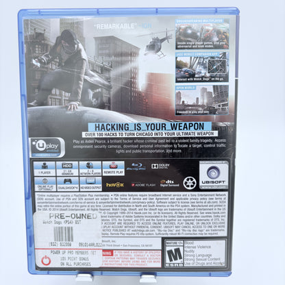 Watch Dogs PlayStation 4 CIB