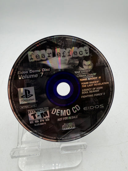 Sony Playstation Fear Effect Eidos Demo CD Volume 7
