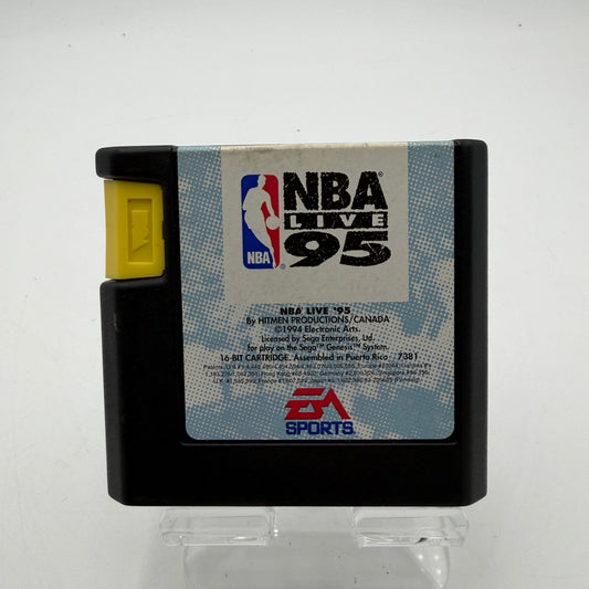 Sega Genesis NBA Live 95 Video Game Black Used