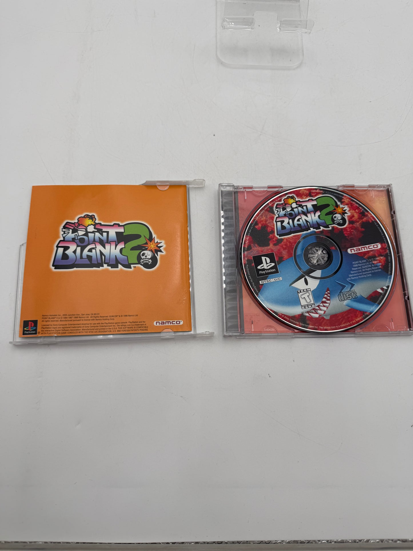Playstation Point Blank 2 Video Game Complete with Manual and Case