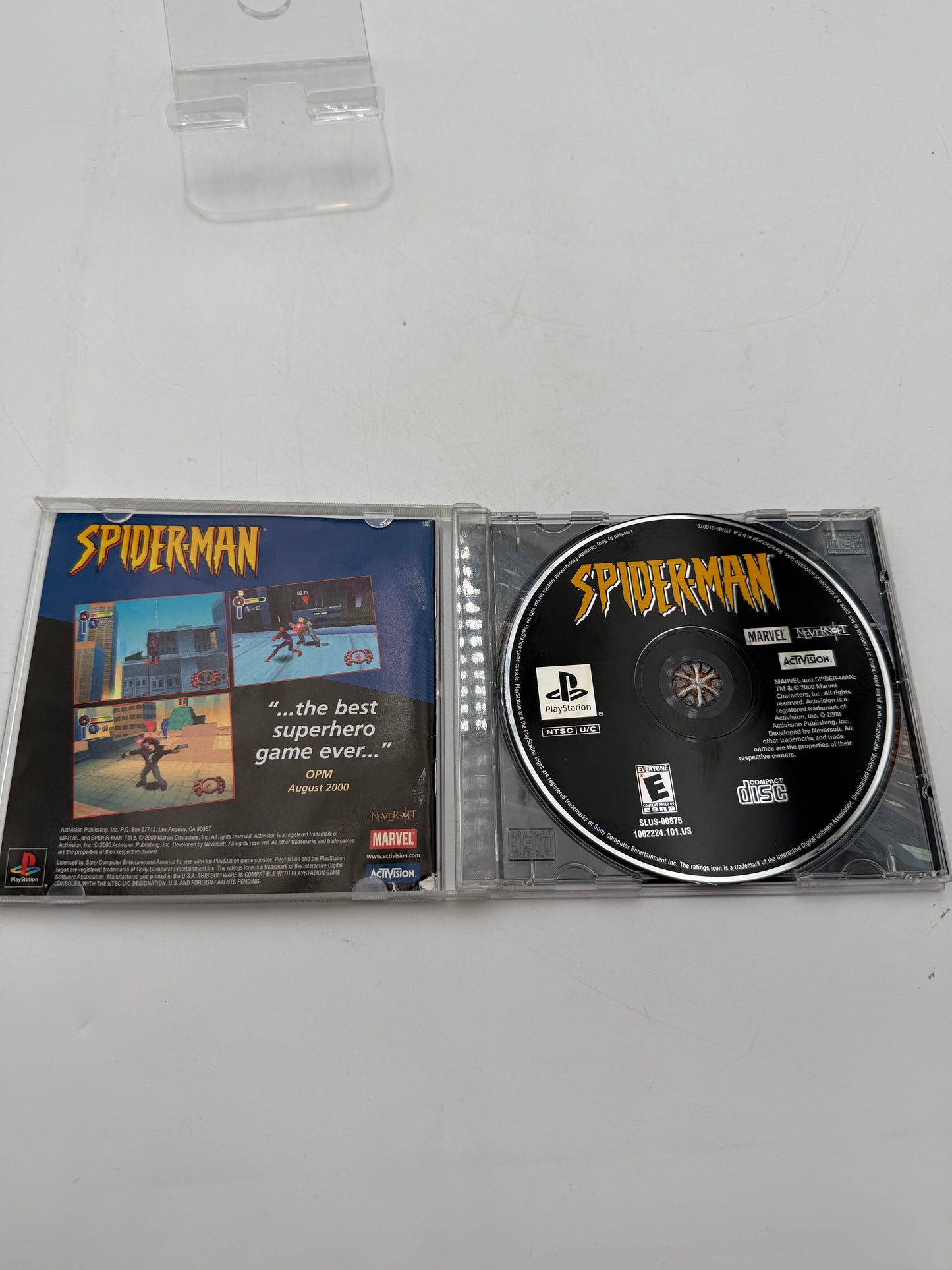 Sony PlayStation Spider-Man Video Game Complete with Case and Manual