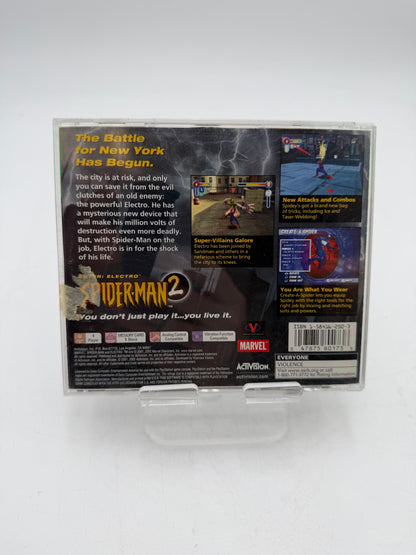 PlayStation Spider-Man 2 Enter Electro Video Game Complete w/ Case Manual