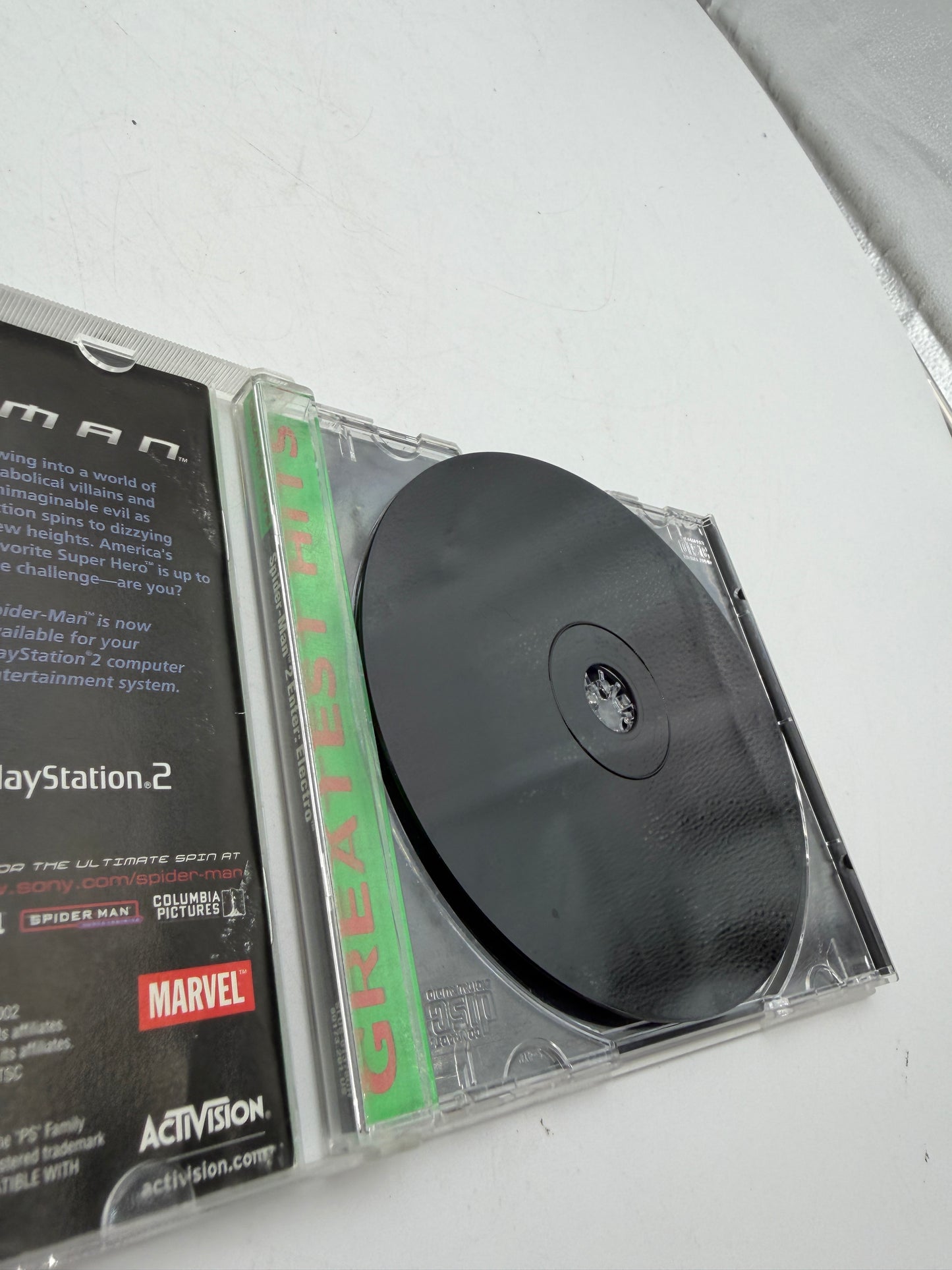 PlayStation Spider-Man 2 Enter Electro Video Game Complete w/ Case Manual