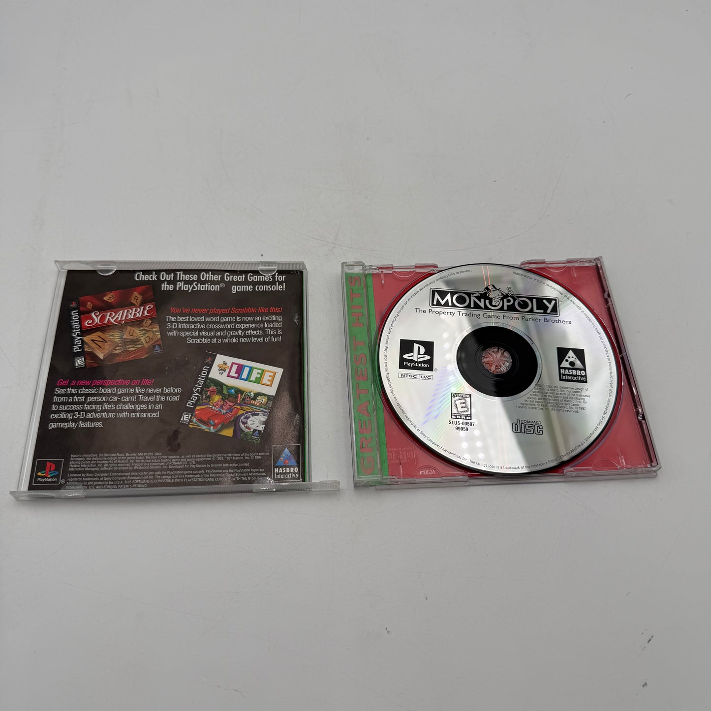 Playstation Monopoly Video Game Complete with Case, Manual, Inserts