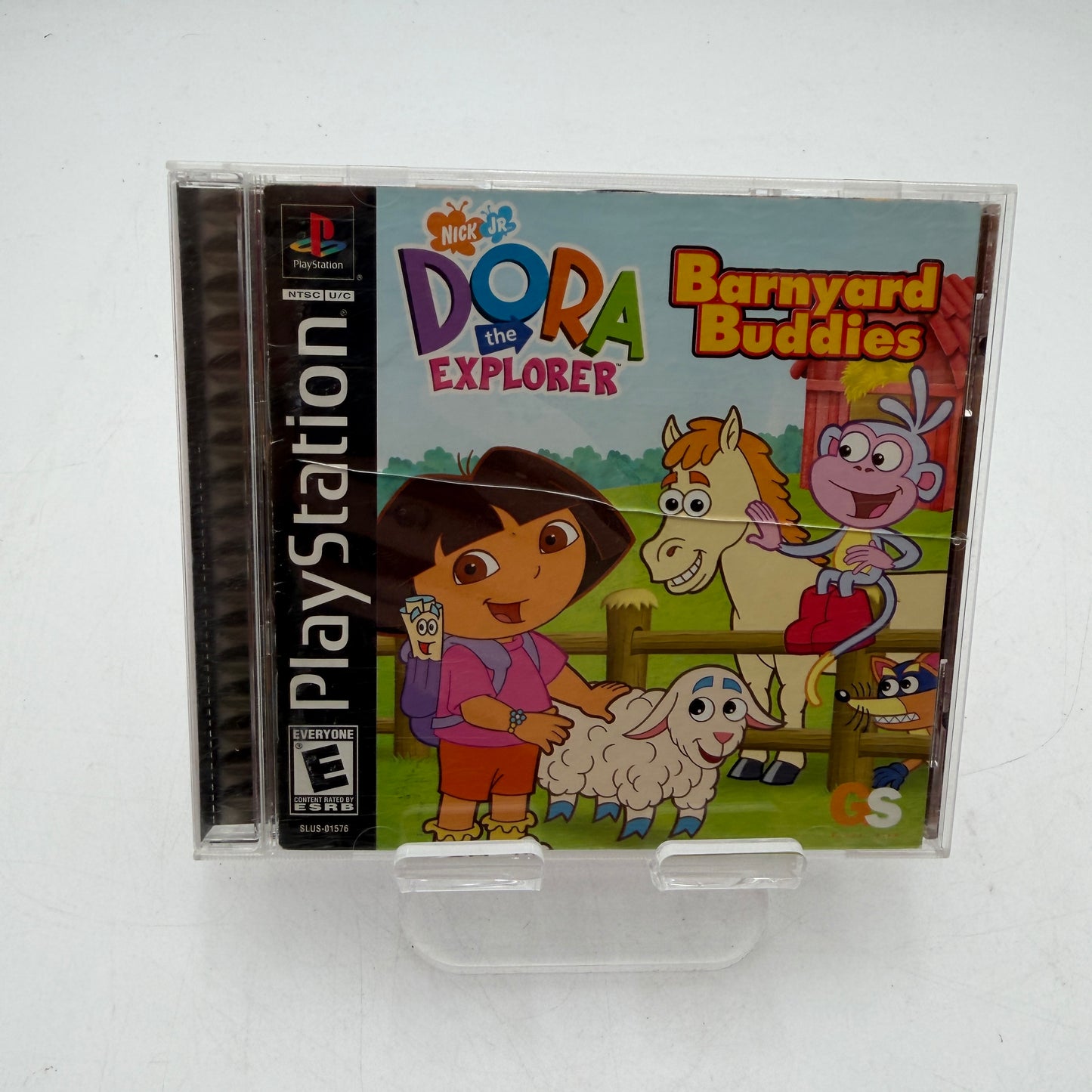 Playstation Dora the Explorer Barnyard Buddies Video Game Complete with Case and Manual