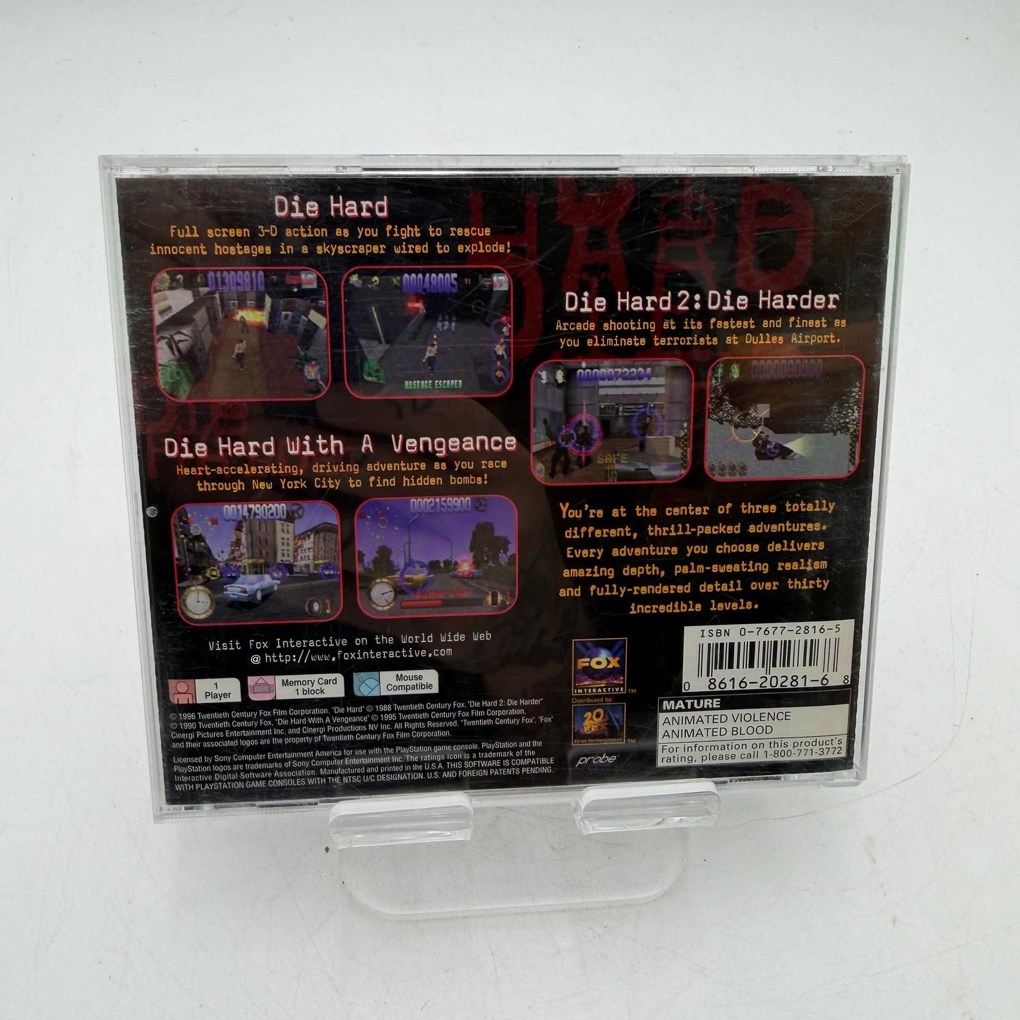 PlayStation Die Hard Trilogy Complete with Case and Manual