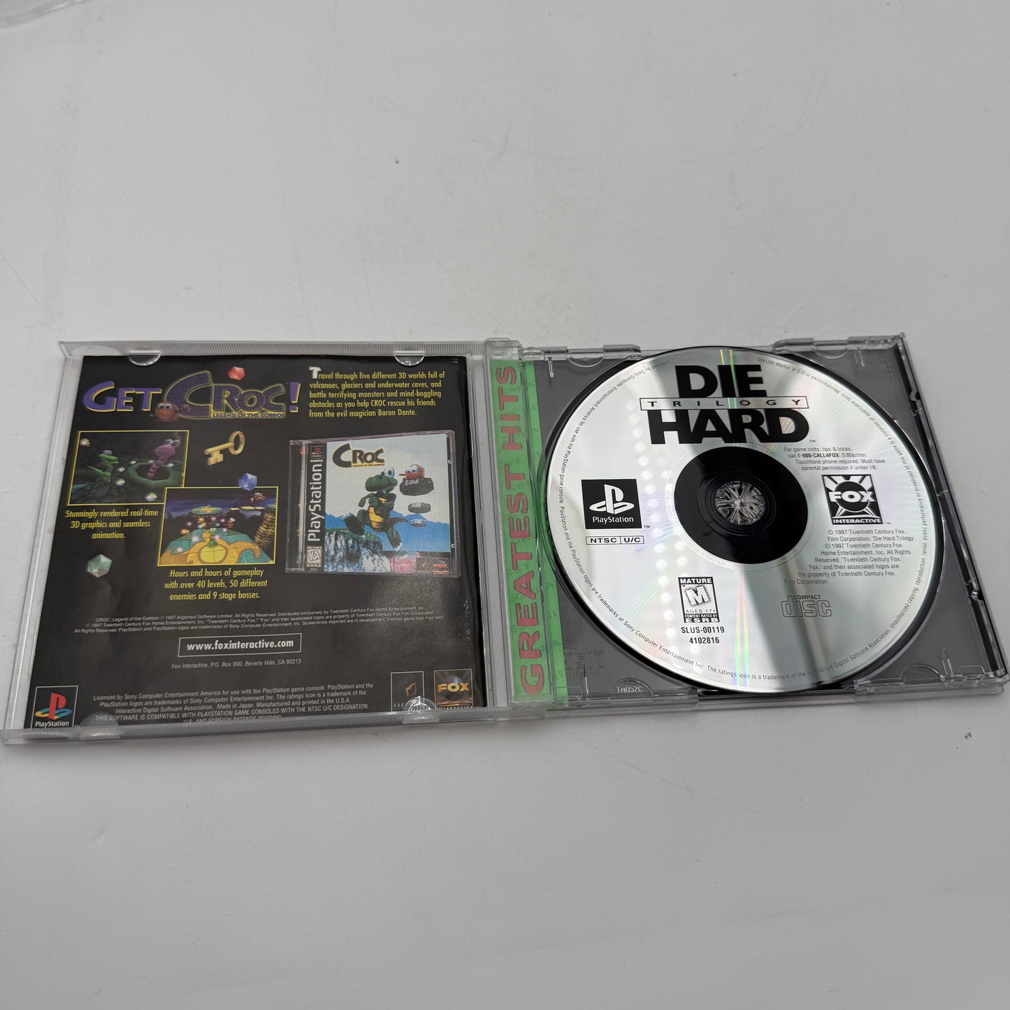 PlayStation Die Hard Trilogy Complete with Case and Manual