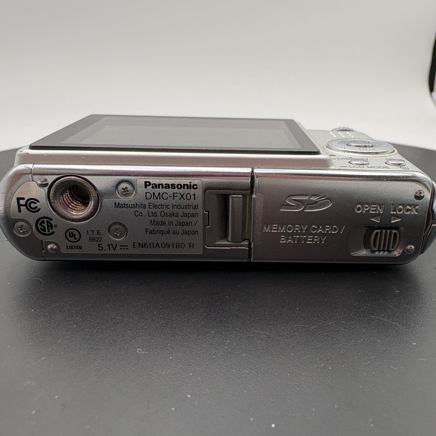 Panasonic DMC-FX01 Digital Camera With Manual, Two Batteries, Charger and Carrying Case