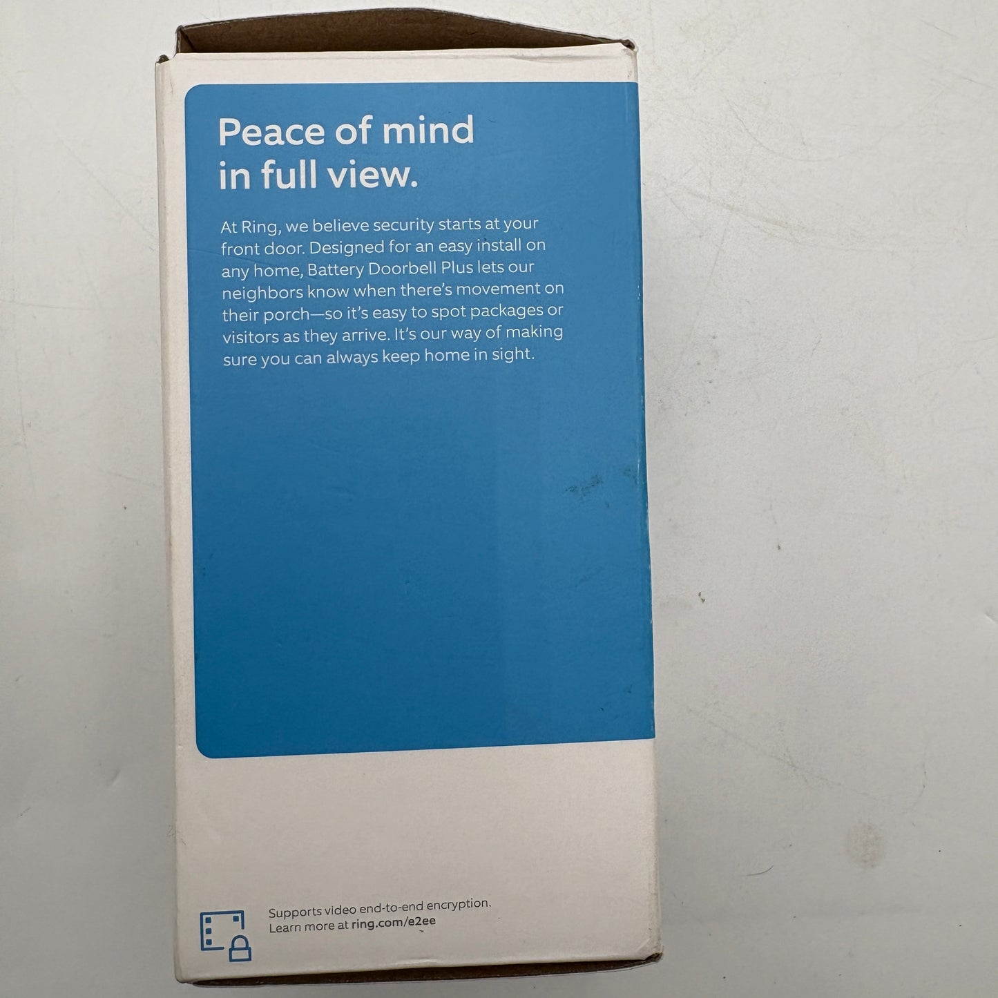 Ring Battery Doorbell Plus With Box