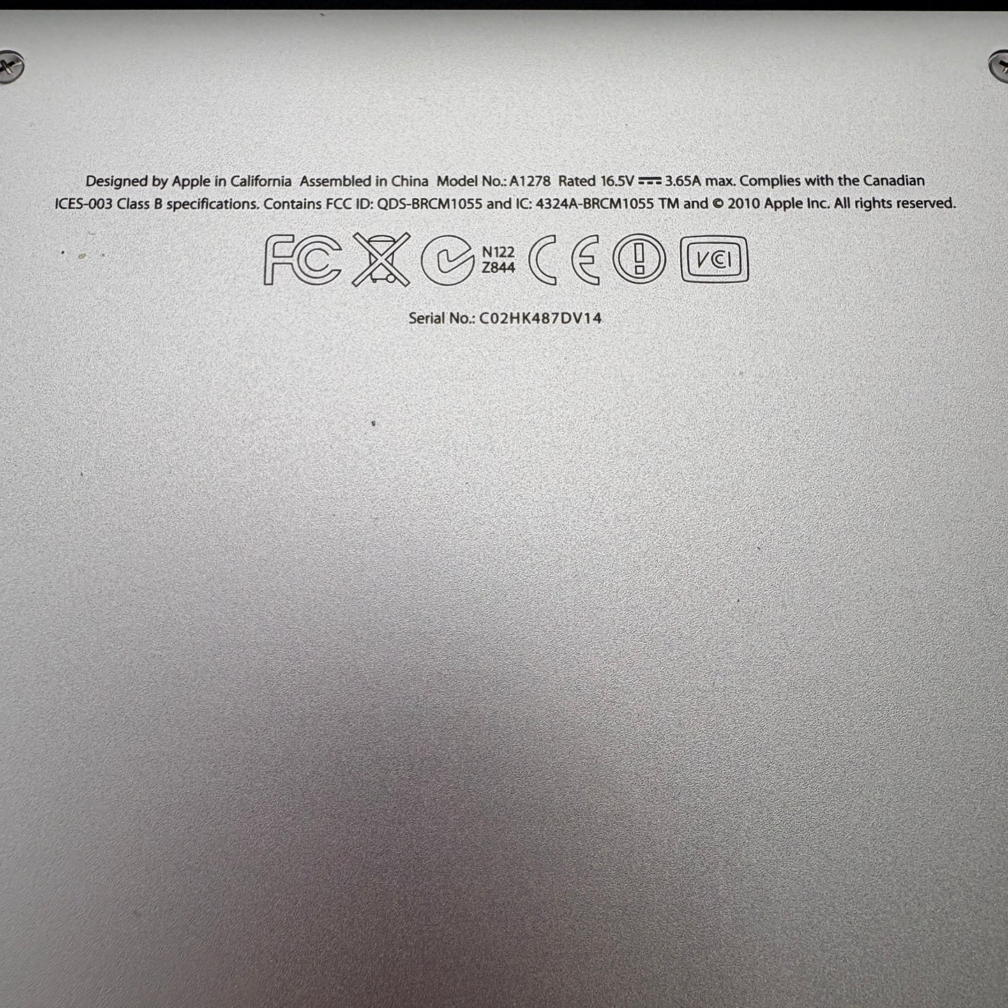 Apple MacBook Pro 13" A1278 2010 512GB, 2GB RAM Intel Core Duo