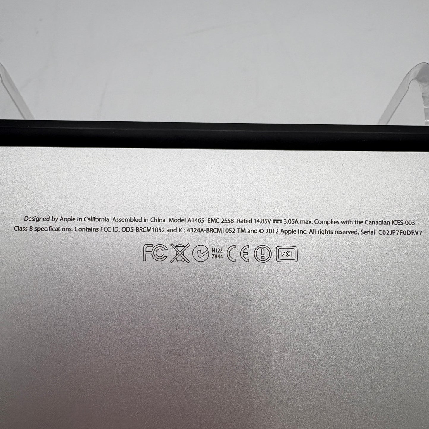Apple MacBook Air 11" A1465 (2012) Core i5 1.7GHz 4GB 128GB