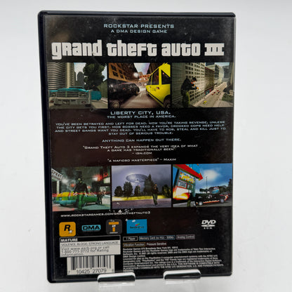 PlayStation 2 Grand Theft Auto III Video Game CIB